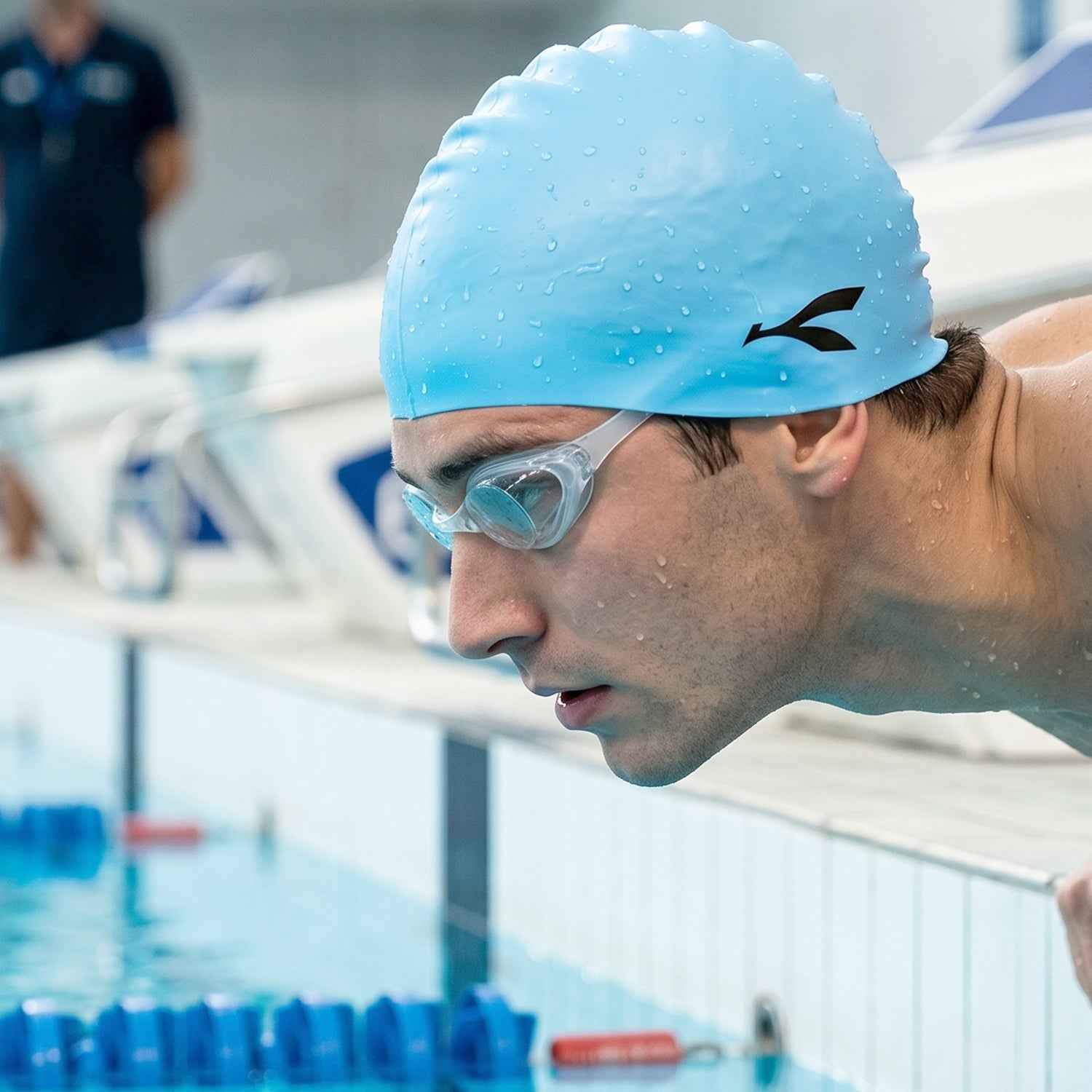 Waterproof Stretchable Silicone Swim Cap Ð Fits All Ages for Swim & Water Sports