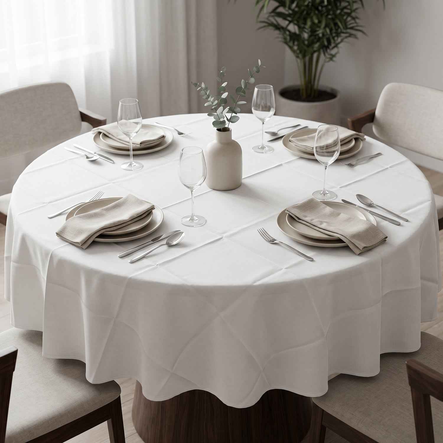 Multipurpose Round Dining Table Mat Ð Elegant & Protective