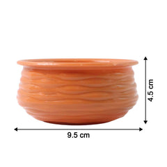 Terracotta-Style Serving Bowl – Glossy, Durable & Multipurpose