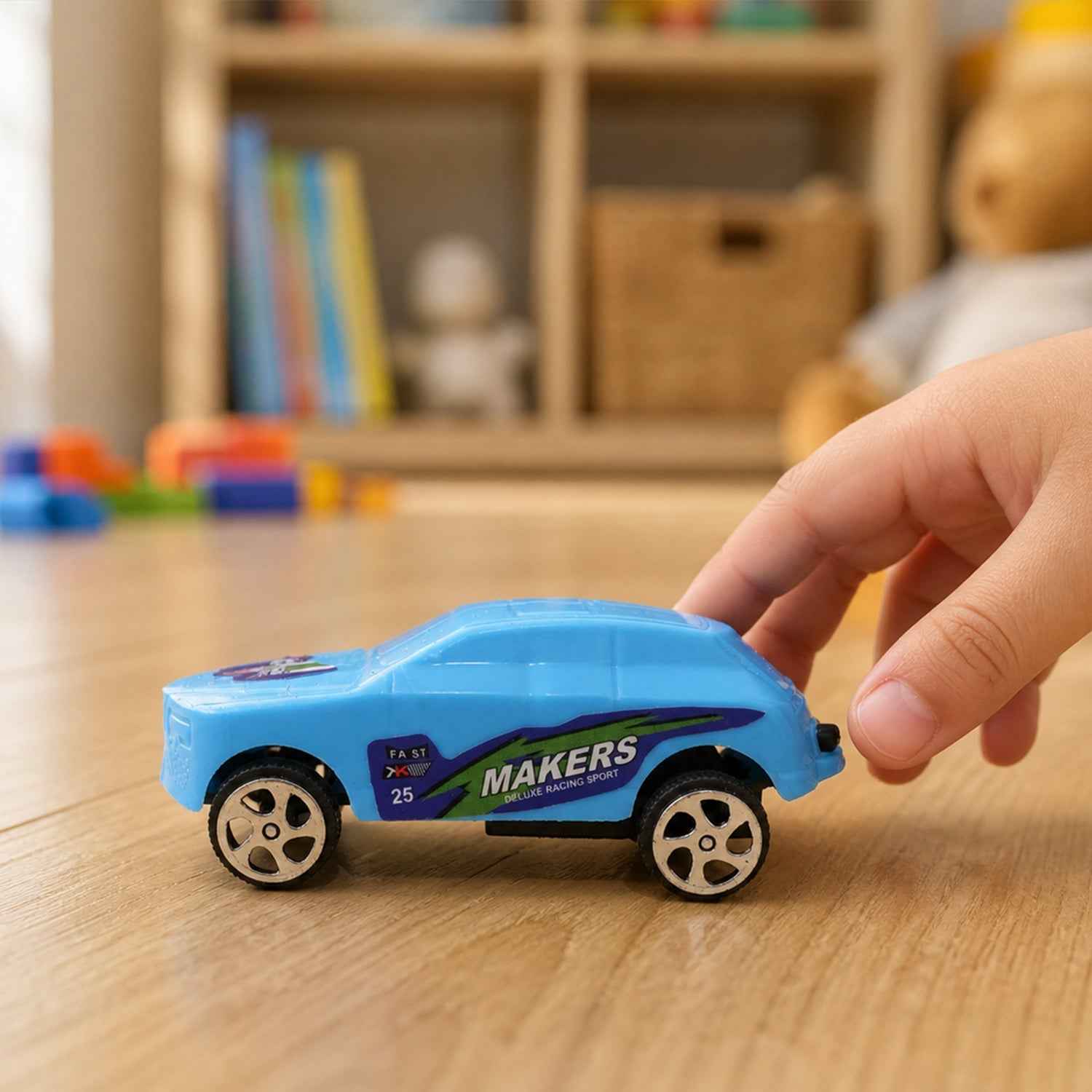 Pull-Back Toy Cars Set of 12 Ð Vibrant & Safe for Kids Under 3