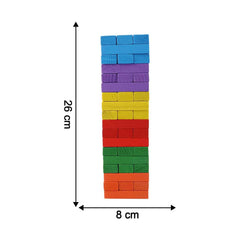 Wooden Stacking Tower Game – 54-Piece Classic Fun