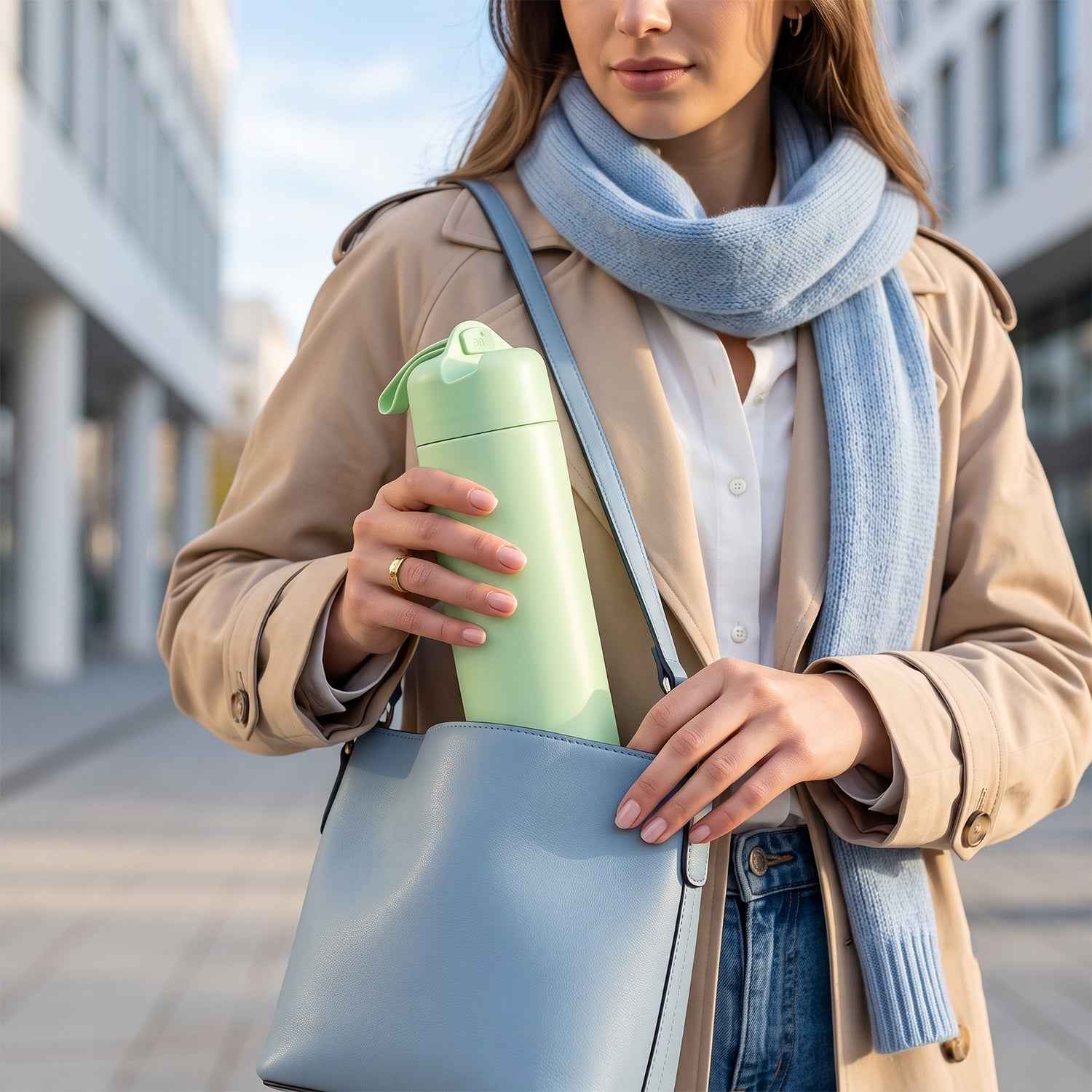 400 ML Glass Water Bottle with Silicone Sleeve for Gym Office (1 Pc)