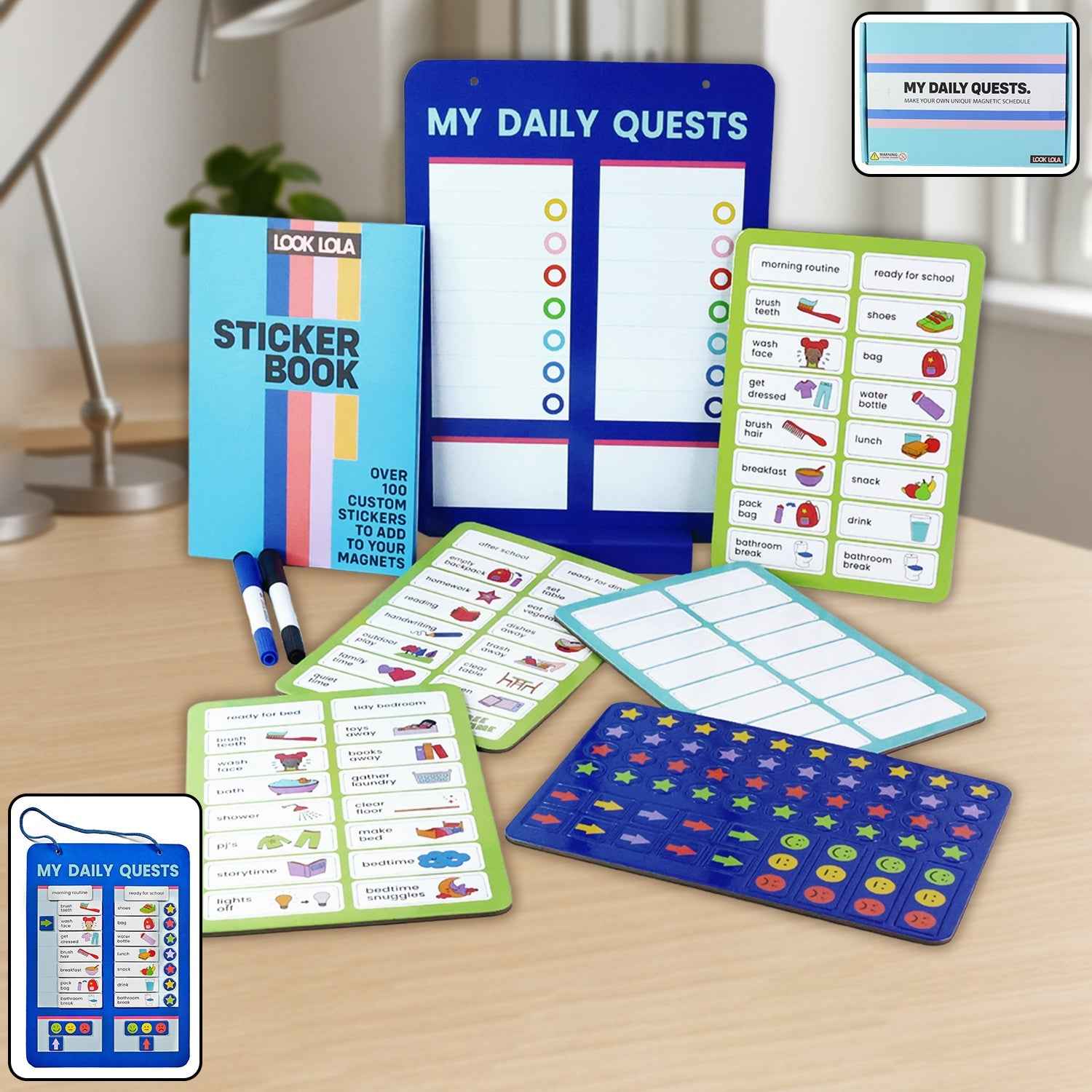 Magnetic Routine Board Ð Engaging Habit Tracker for Kids