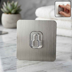 Adhesive Plastic Wall Hook Ð Strong Hold & Reusable Design