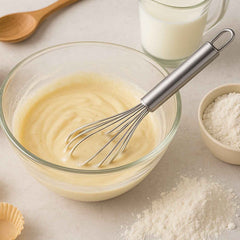 Stainless Steel Wire Whisk – Durable, Comfortable Mixing Tool