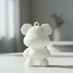 Bear Shape Mini Figure Keychain – Cute Decorative Accessory