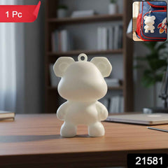 Bear Shape Mini Figure Keychain – Cute Decorative Accessory